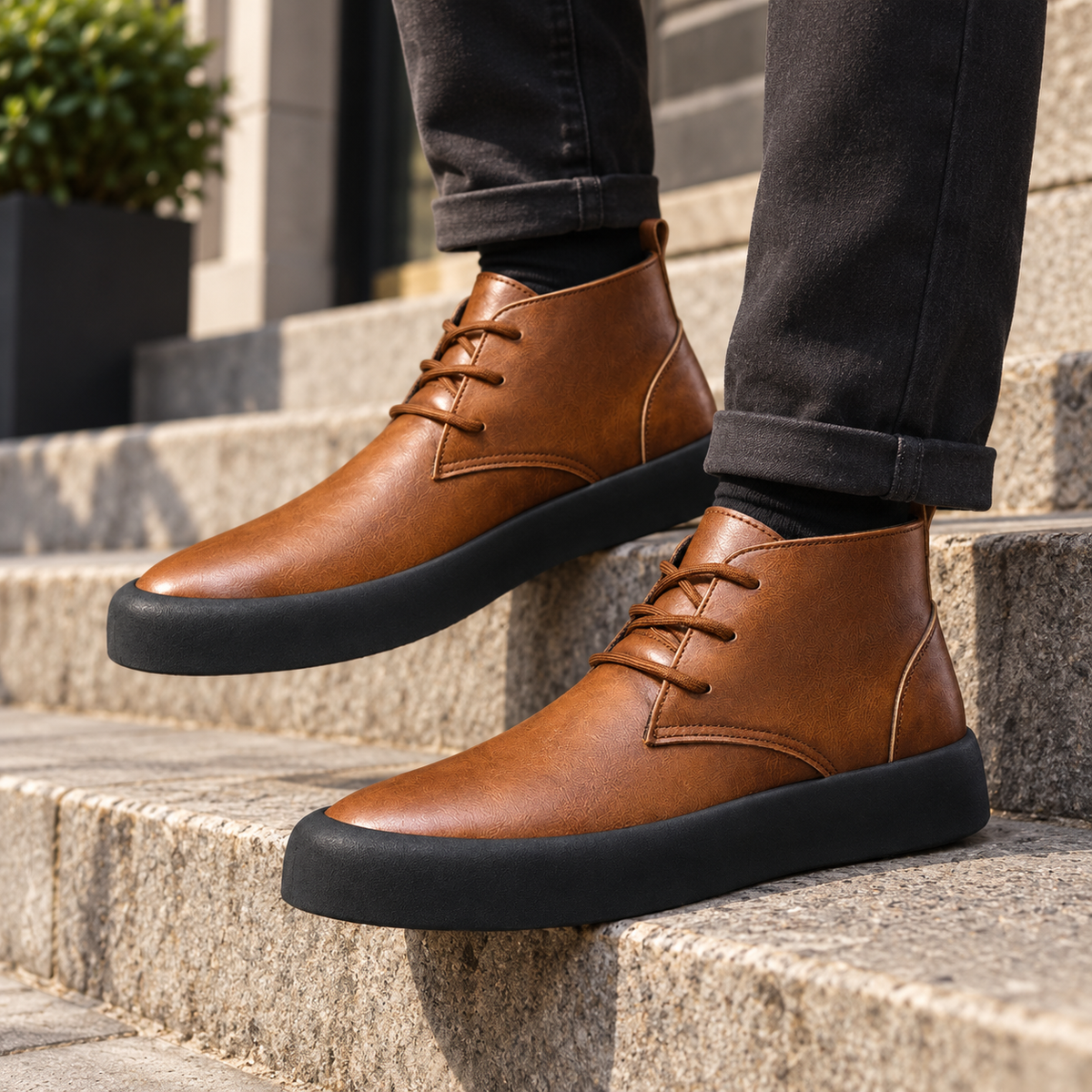 Men's Sleek Chukka Ankle Boots