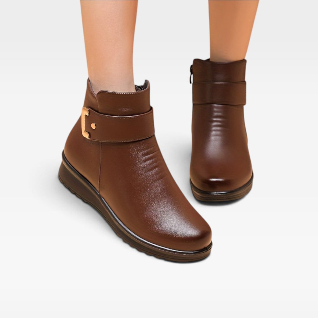 Women's Leather Orthopedic Ankle Boots