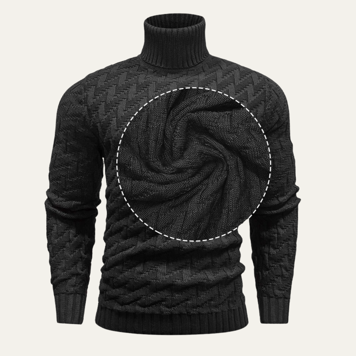 Sussex Strickrollkragenpullover