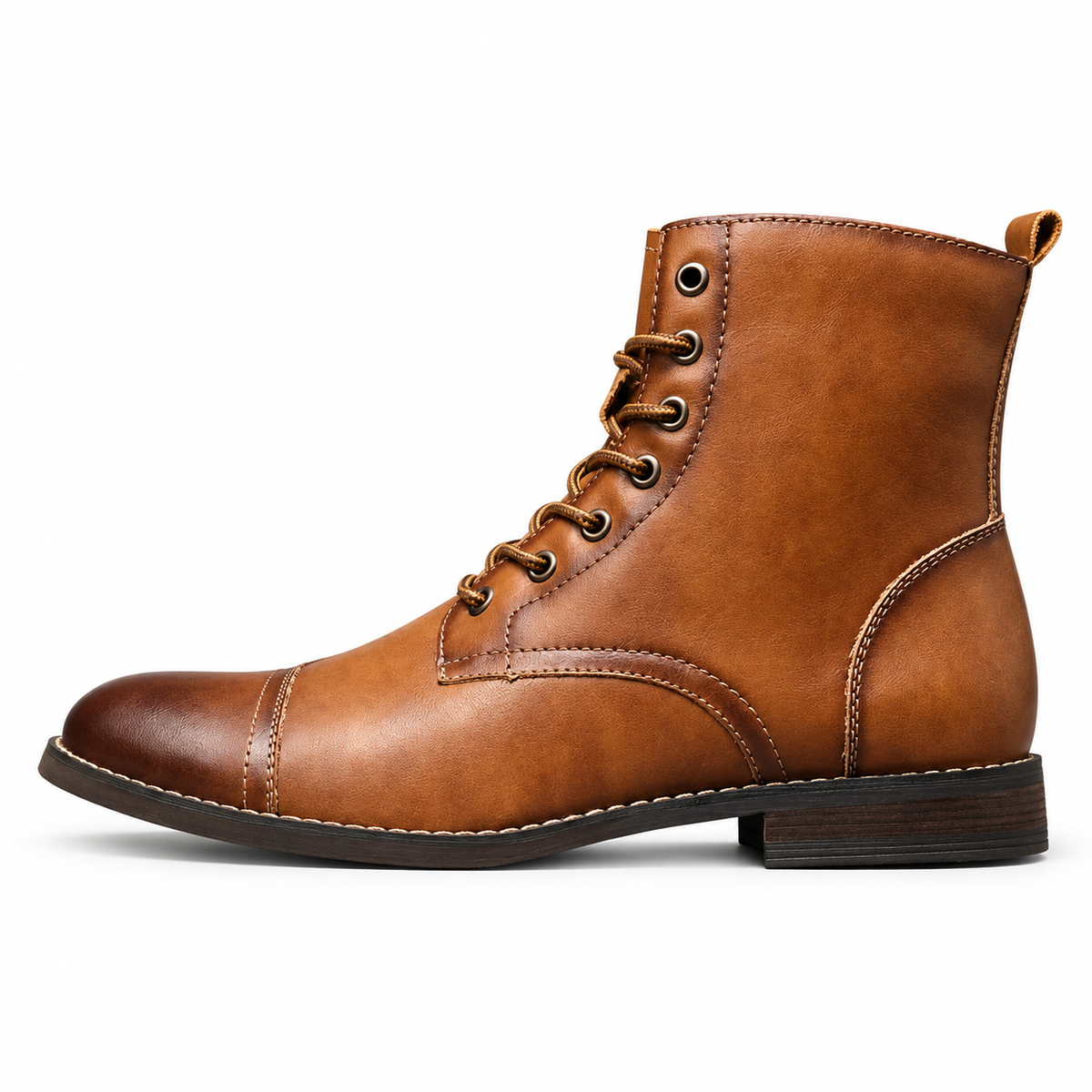 Men's Vintage Leather Ankle Boots