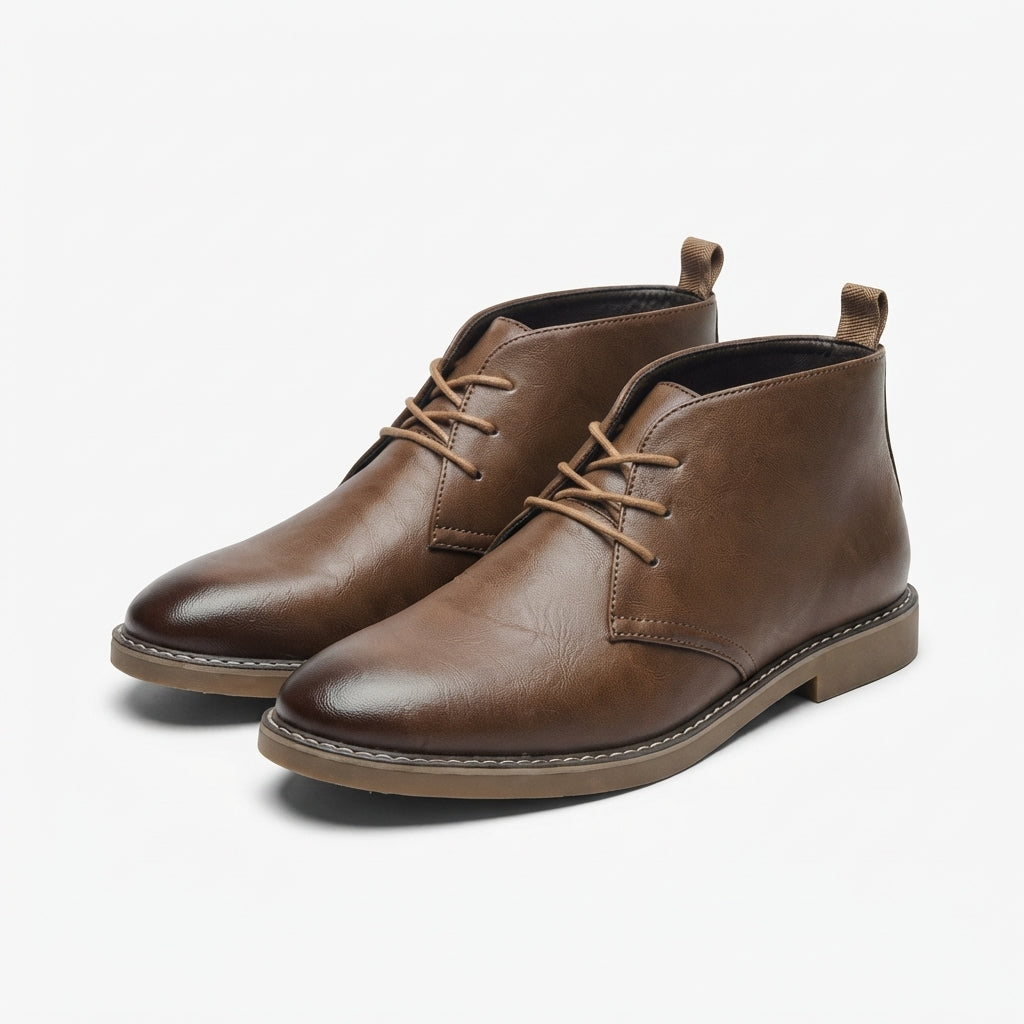 Men's Leather Desert Boots