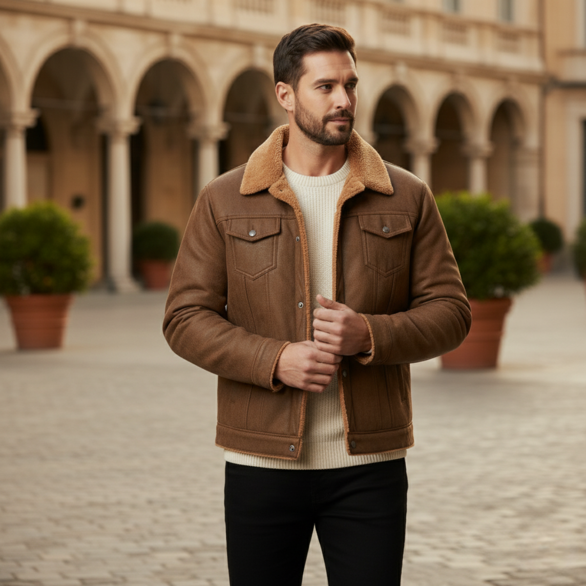 Wrexham Lederjacke