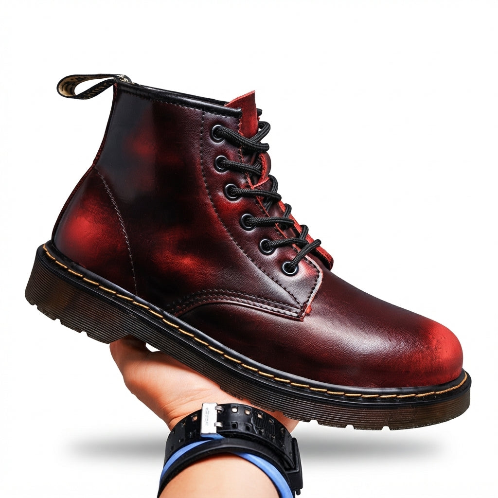 Men's Leather Combat Boots