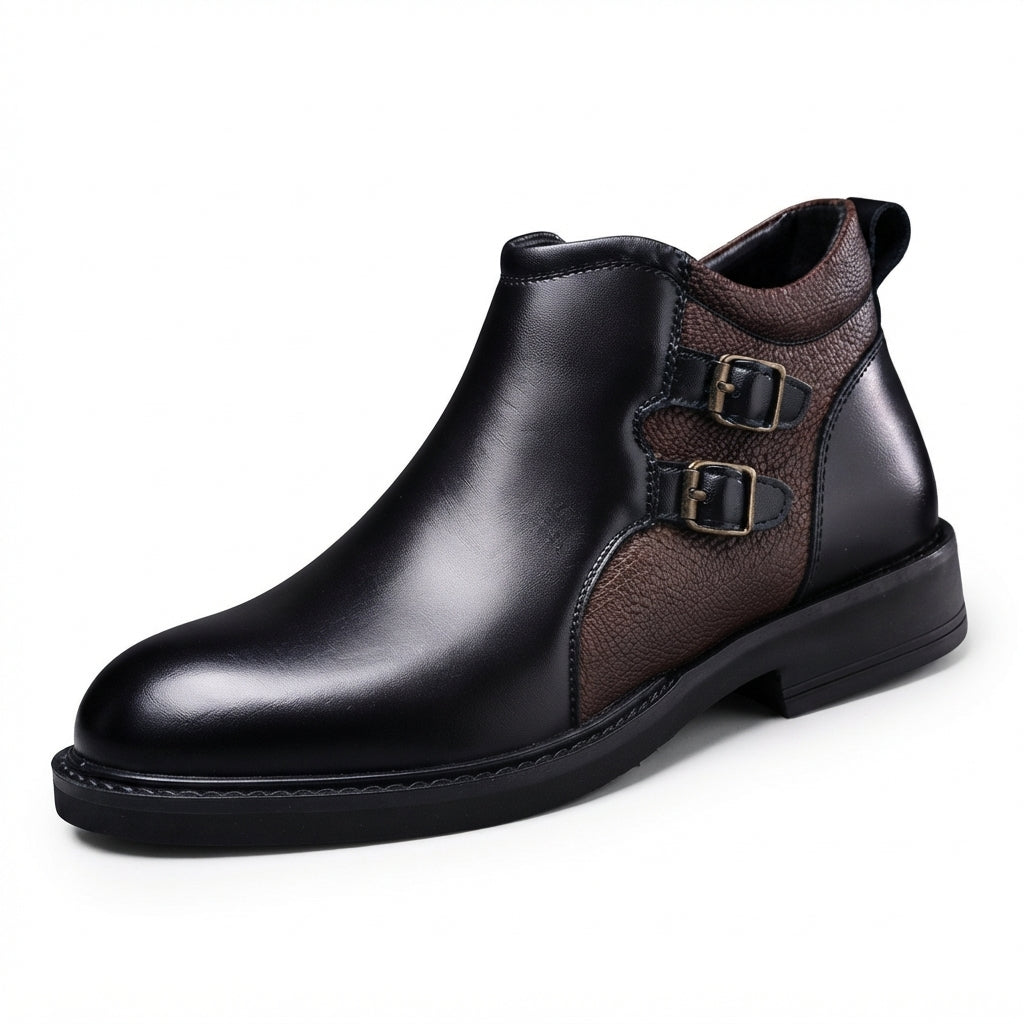 Men's Comfortable Leather Ankle Boots
