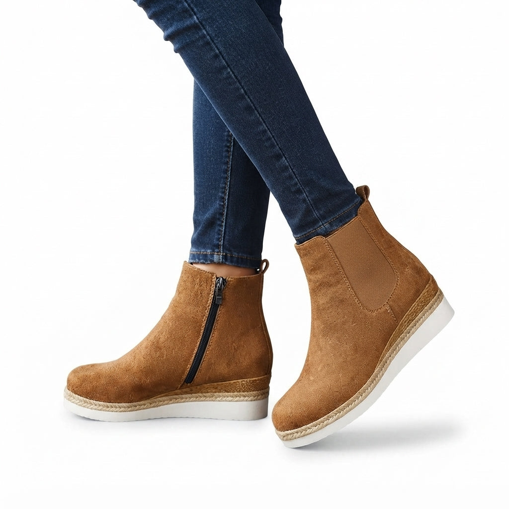 Women's Cosy Platform Chelsea Boots