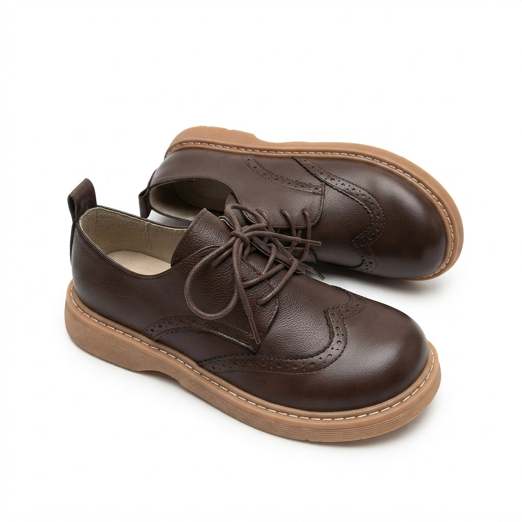Women's Classic Brogue Oxford Shoes
