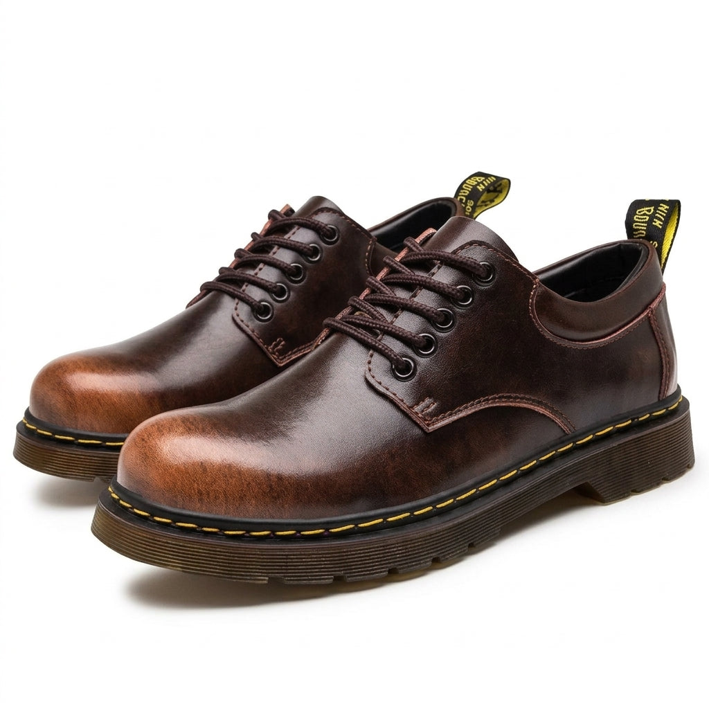 Men's Leather Derby Shoes