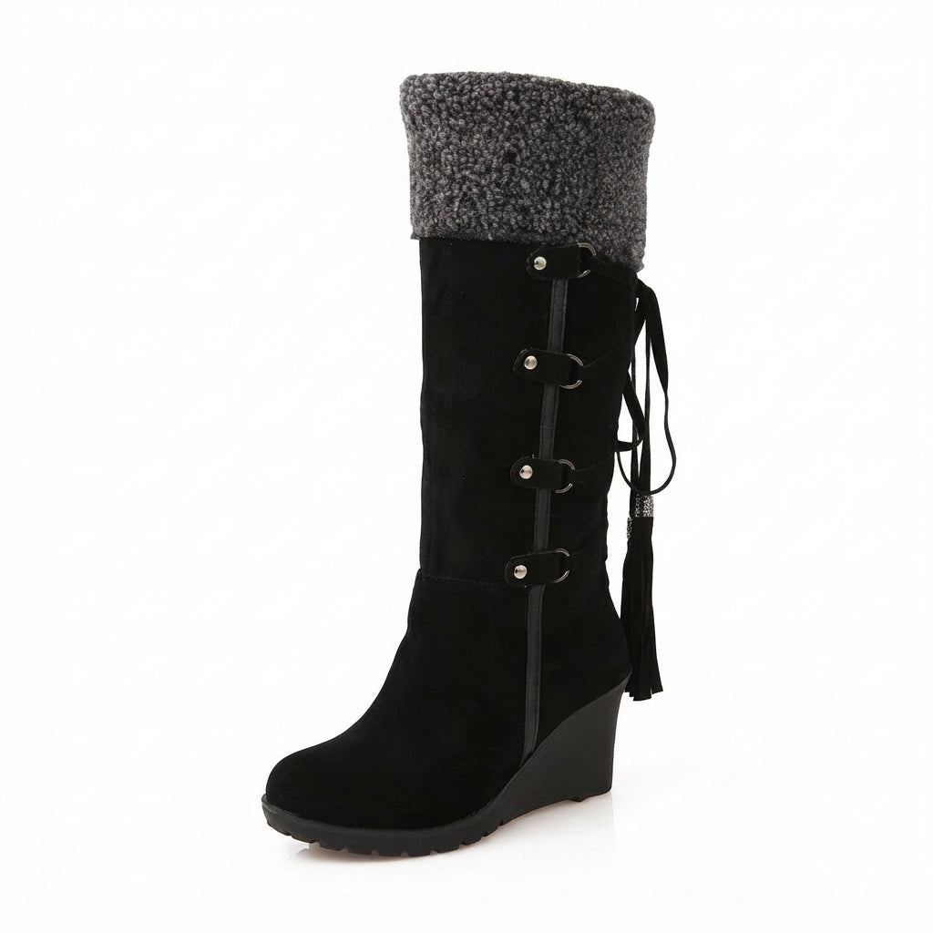 Women's Cosy Knee High Platform Boots