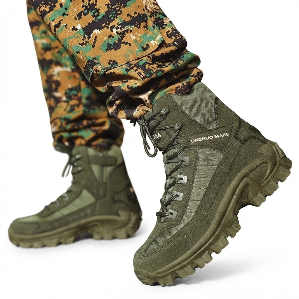 Men's Rugged Tactical Combat Boots