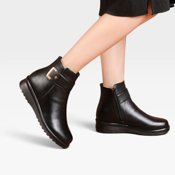 Women's Leather Orthopedic Ankle Boots