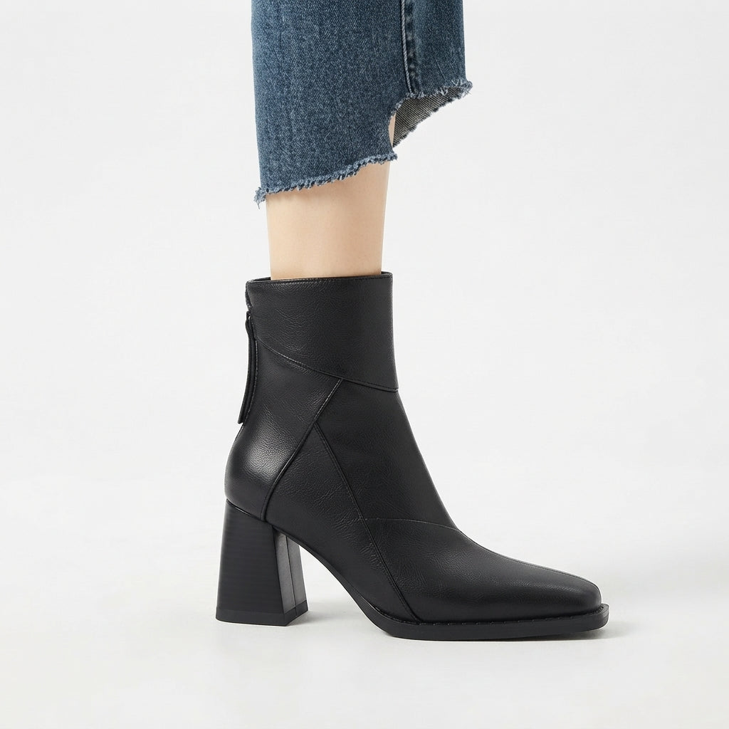 Women's Elegant Heeled Ankle Boots