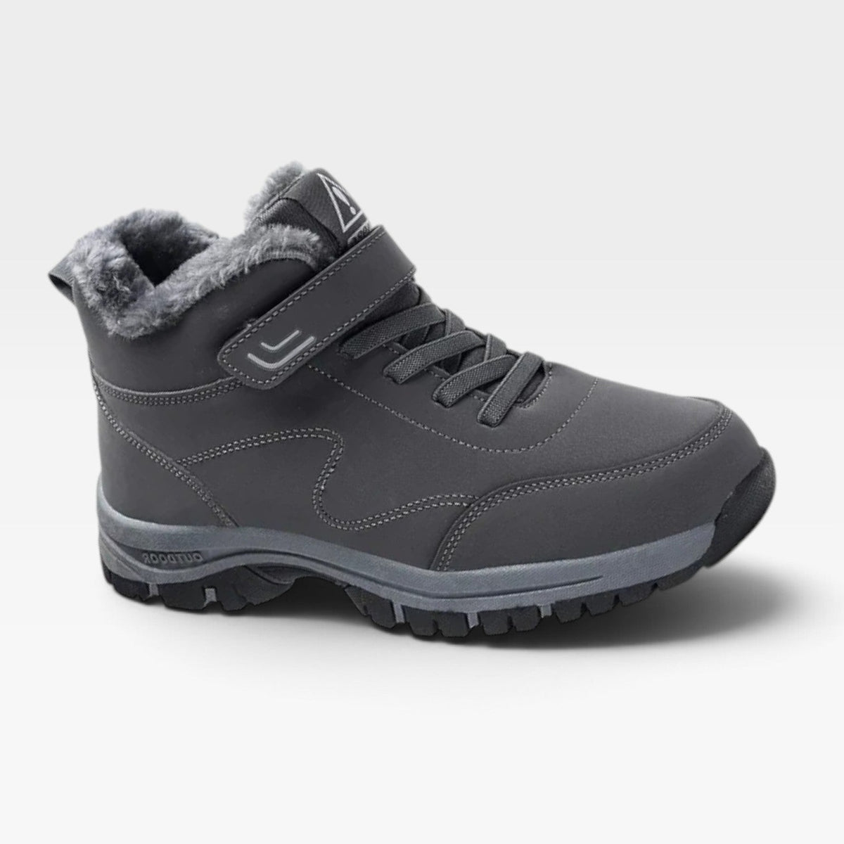 Unisex Fur Lined Winter Boots – Warm Cushioned Outdoor Boots