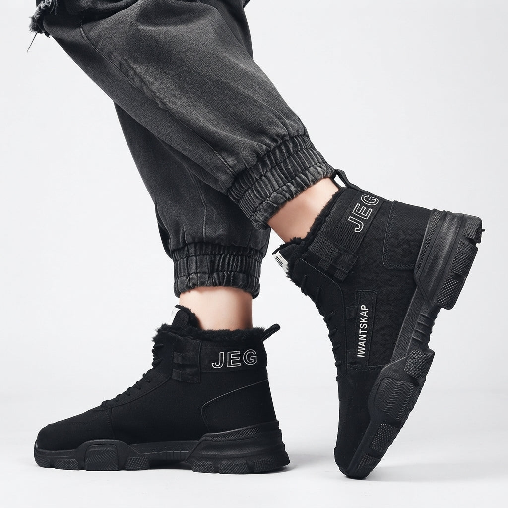 Men's Cosy Combat Boots