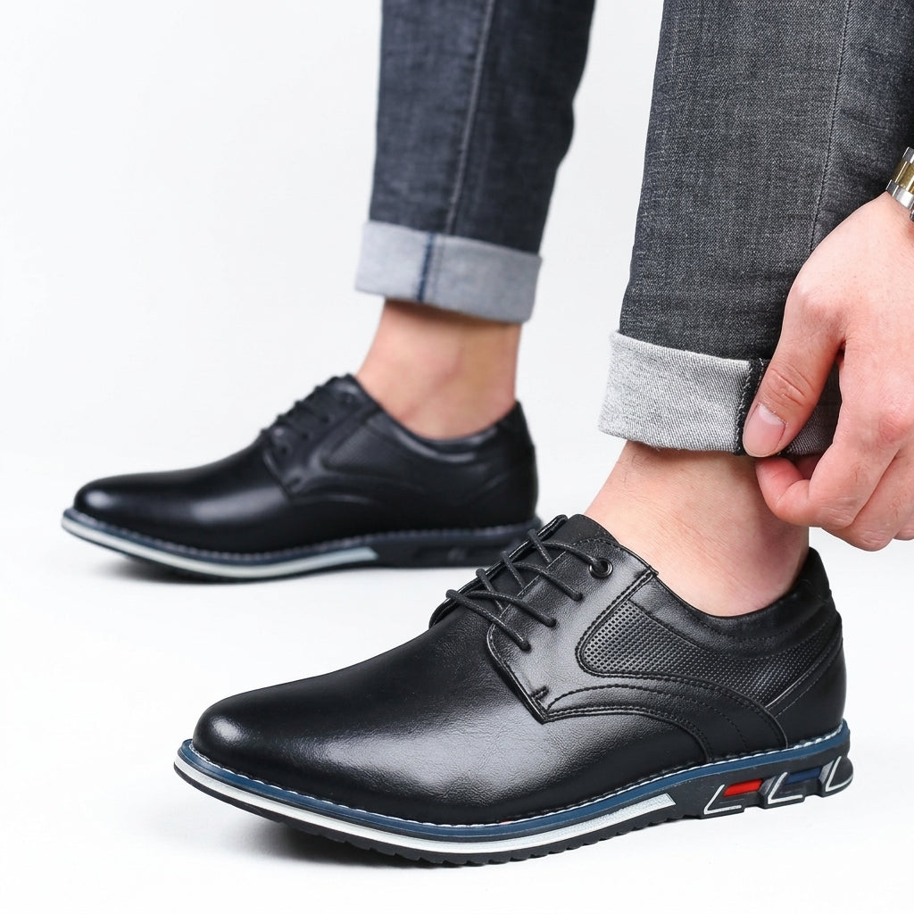 Men's Leather Derby Shoes