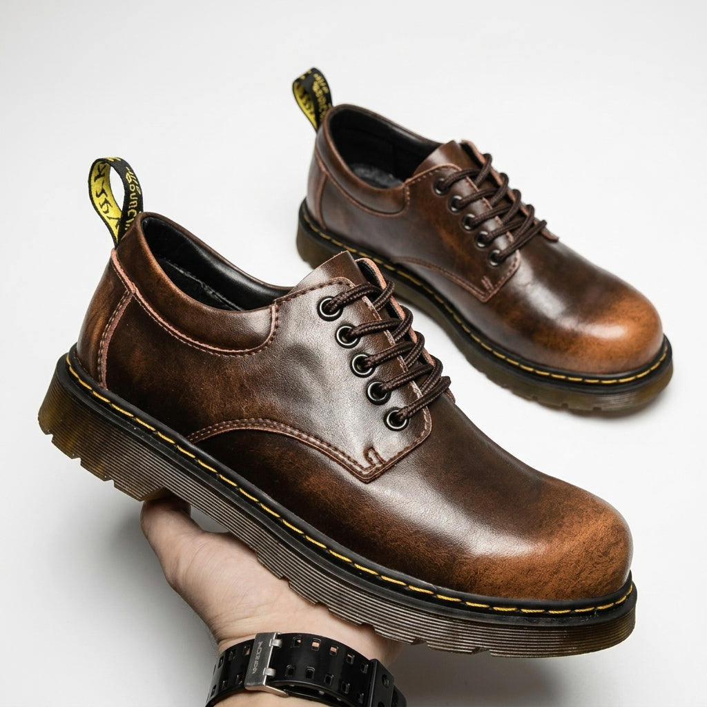 Men's Leather Derby Shoes