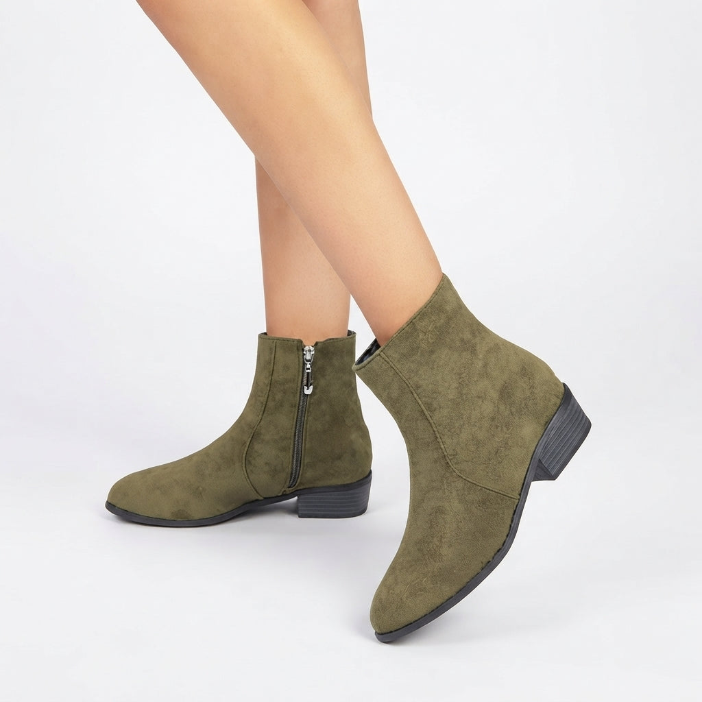 Women's Elegant Heeled Ankle Boots