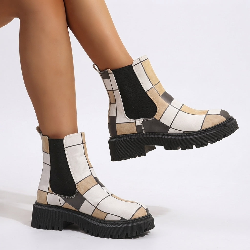 Women's Platform Chelsea Boots