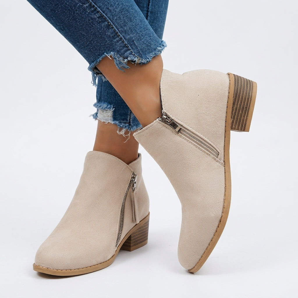 Women's Elegant Heeled Ankle Boots