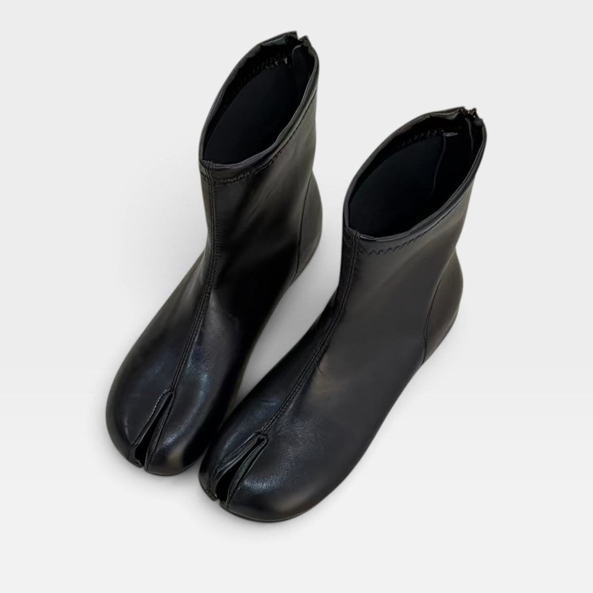 Women's Genuine Leather Split-Toe Boots