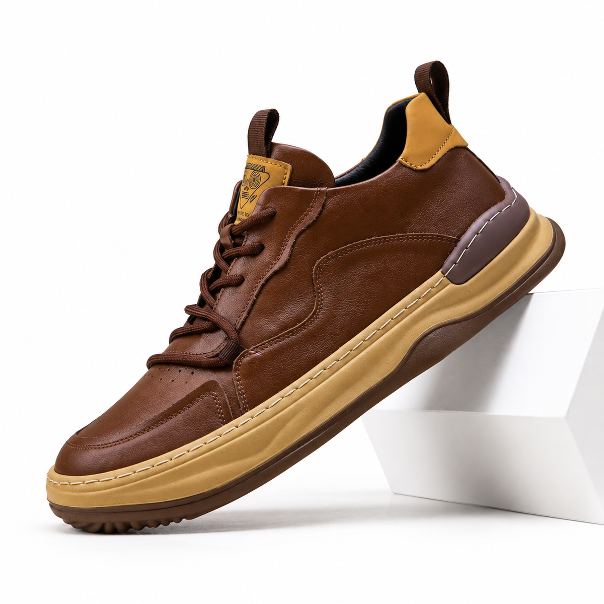 Men's Leather Urban Trainers