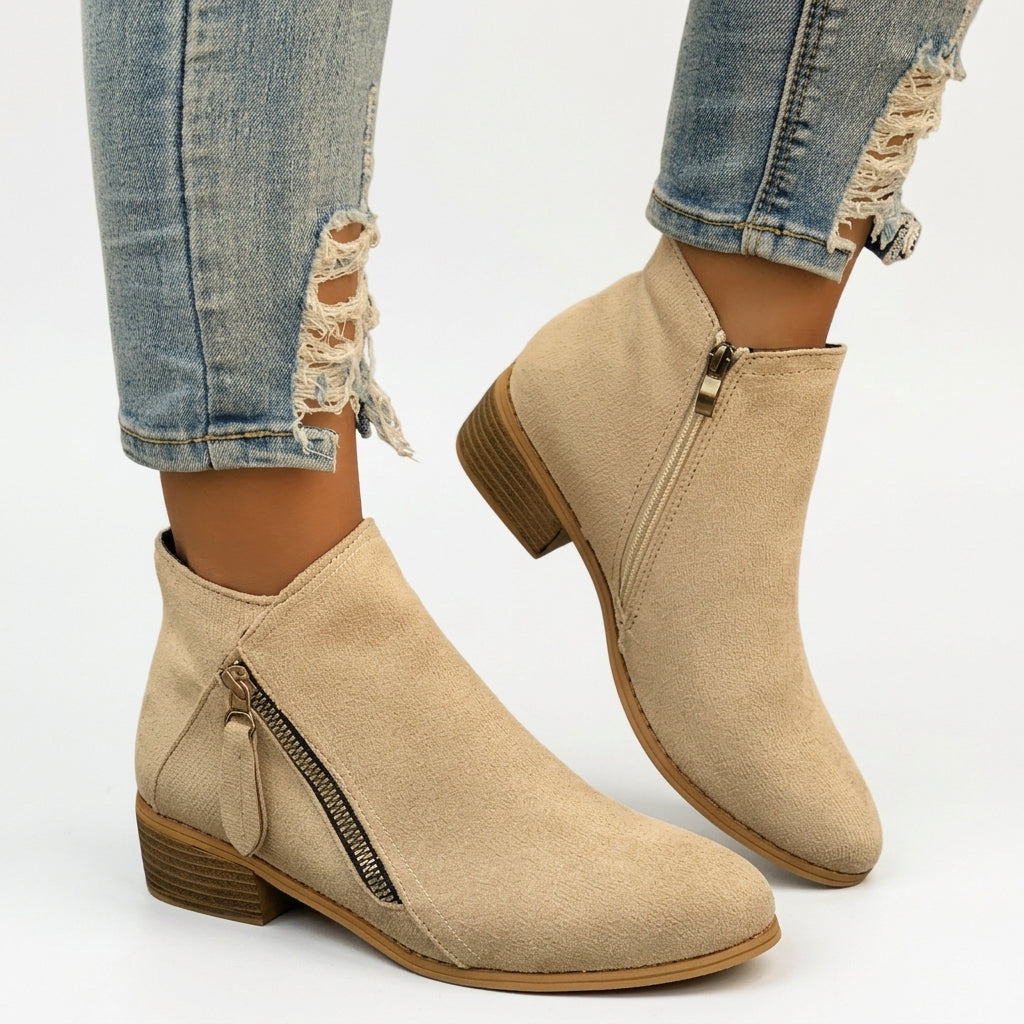 Women's Easy Heeled Ankle Boots
