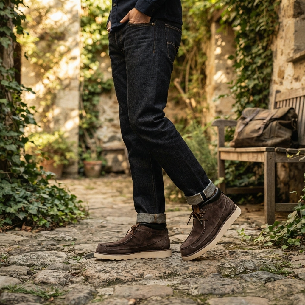 Men's Rugged Suede Chukka Boots