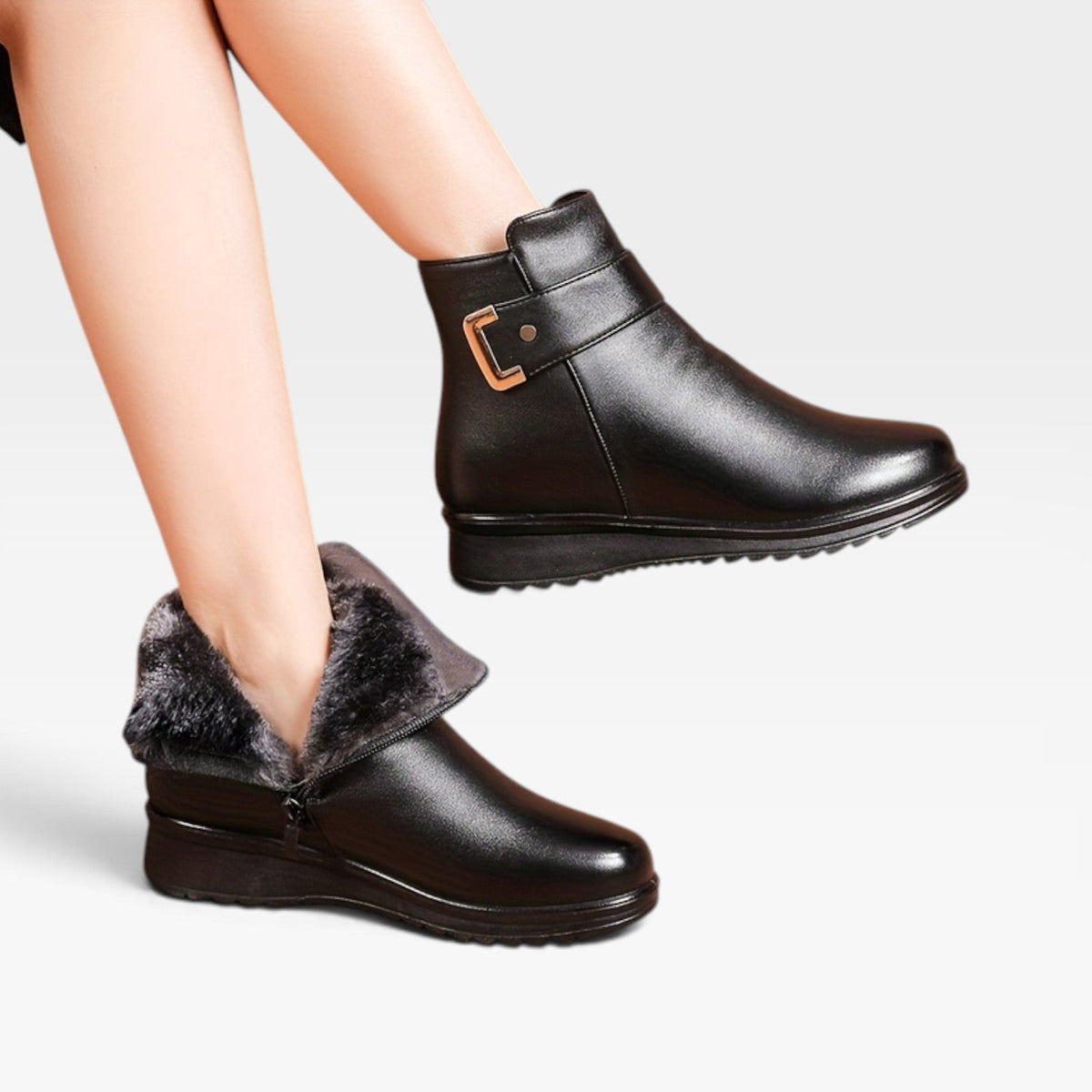 Women's Leather Orthopedic Ankle Boots