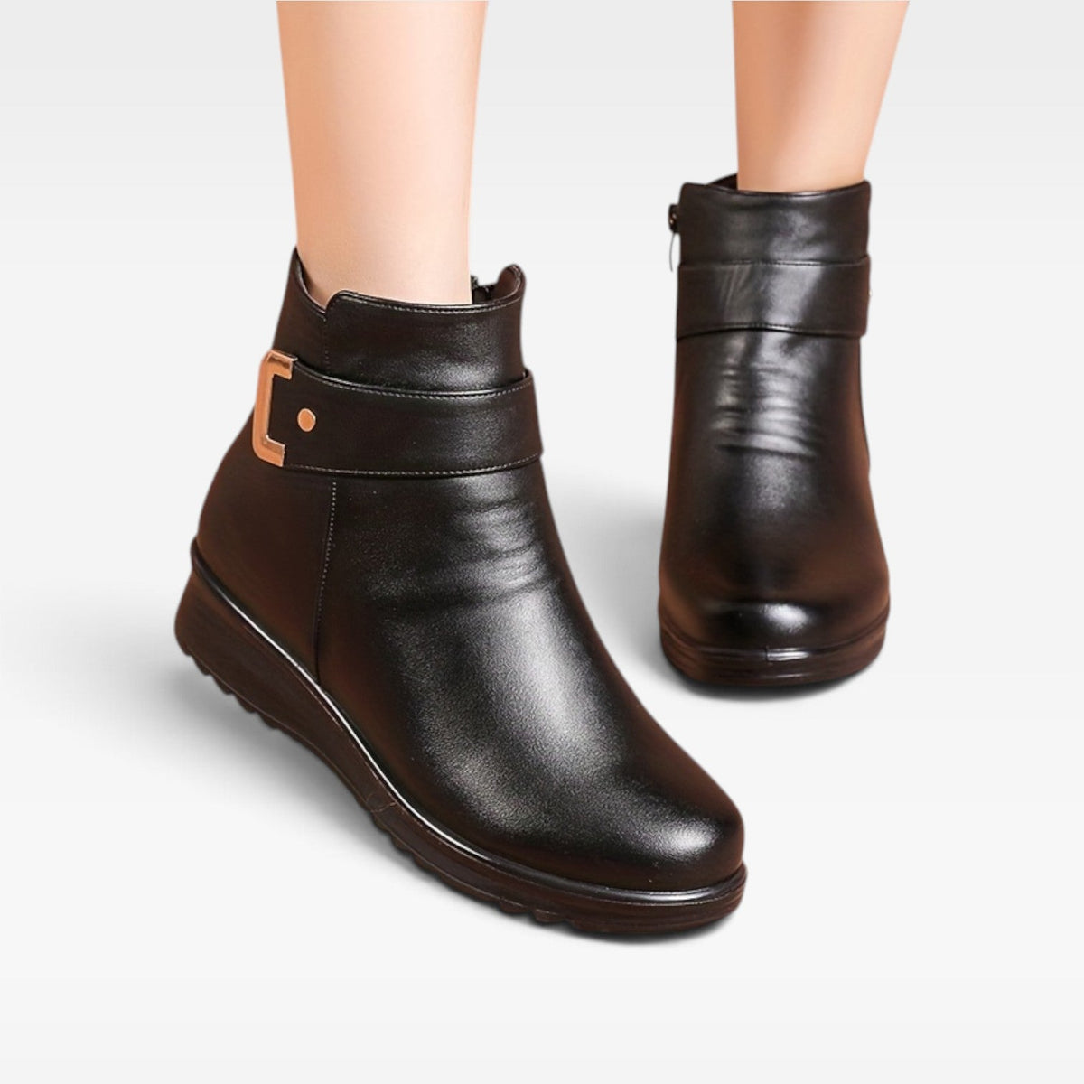 Women's Leather Orthopedic Ankle Boots