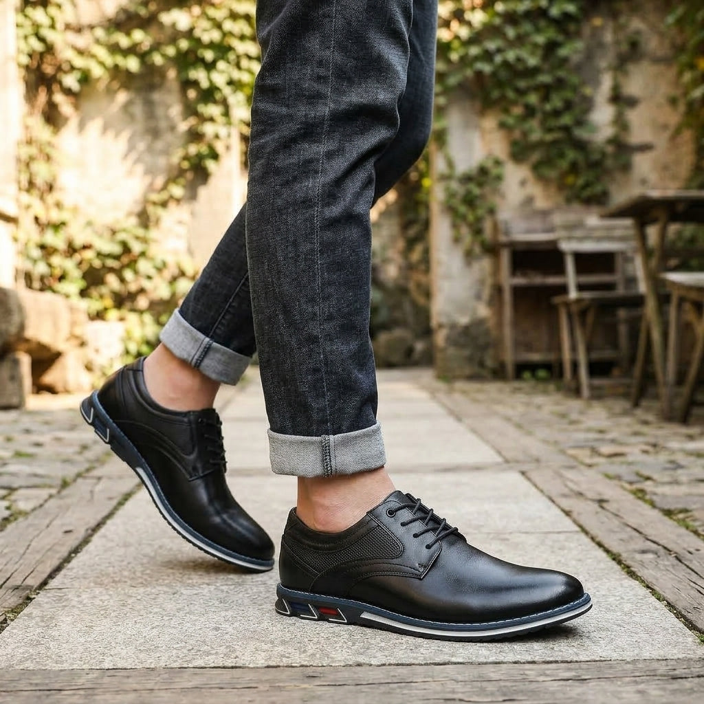 Men's Leather Derby Shoes