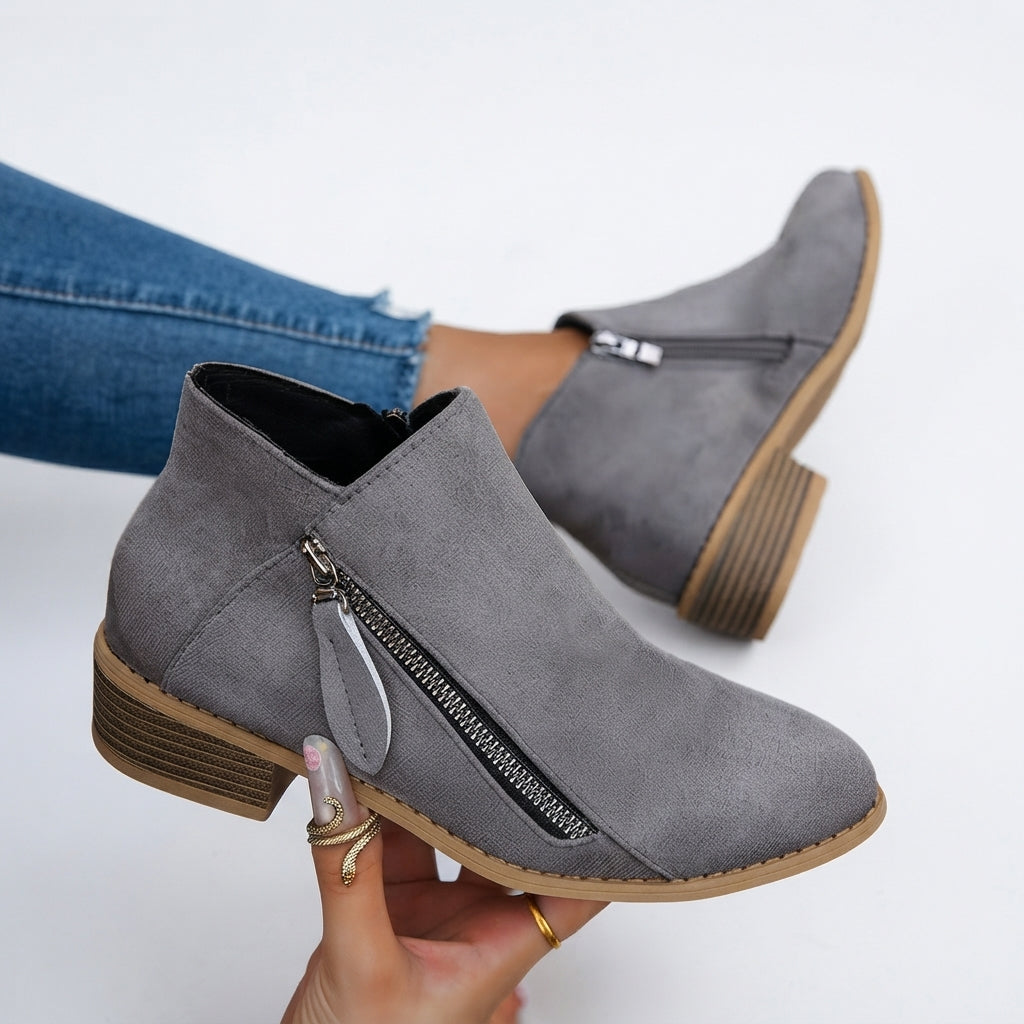Women's Elegant Heeled Ankle Boots