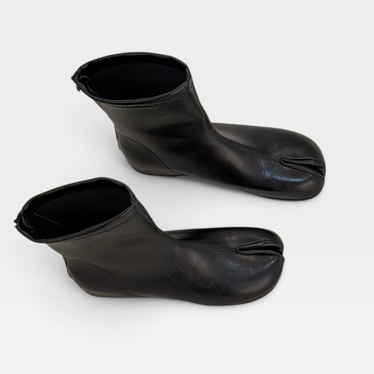 Women's Genuine Leather Split-Toe Boots