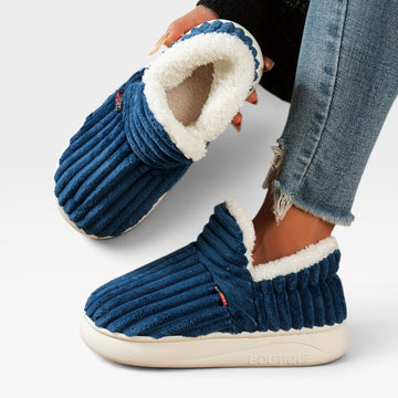 Women's Cozy Corduroy Slipper Boots