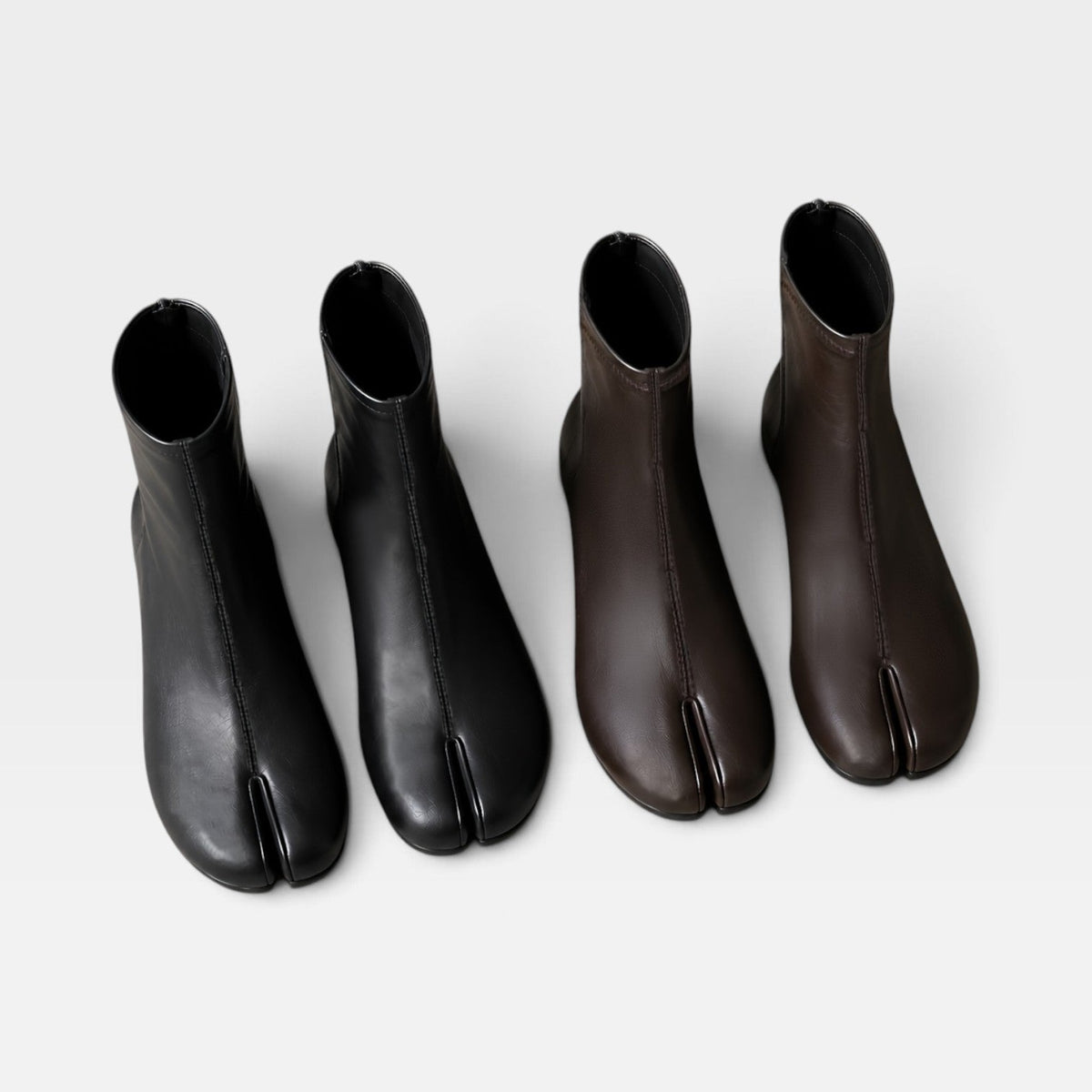 Women's Genuine Leather Split-Toe Boots