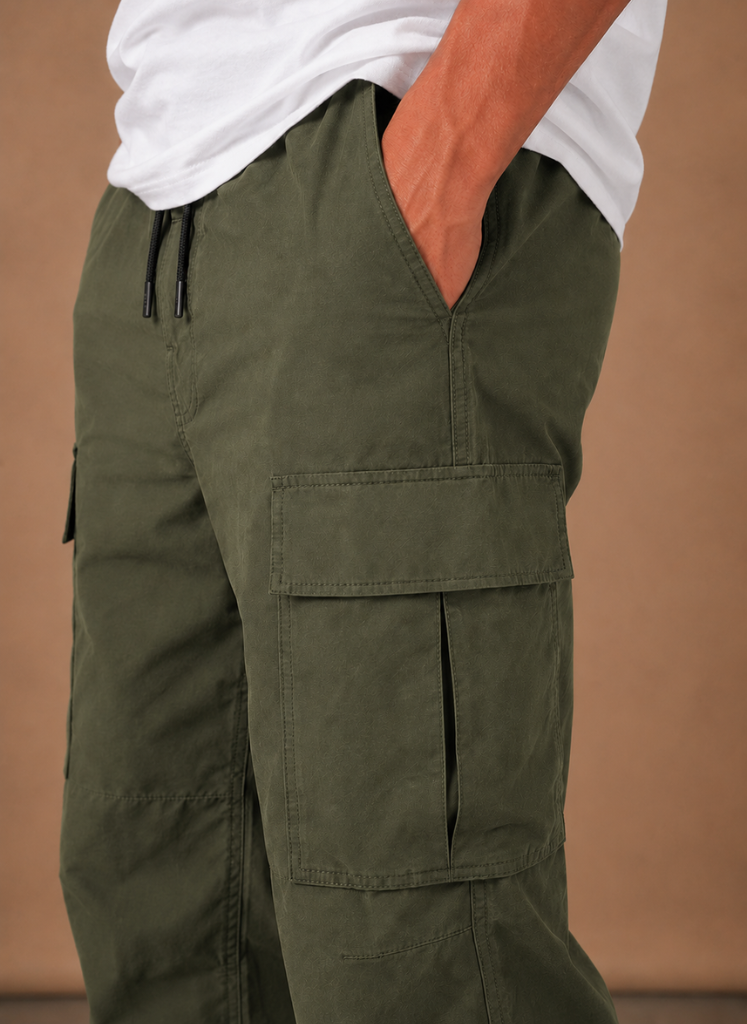 Men's Cargo Pants – Relaxed Utility Fit Everyday Wear | Areleon