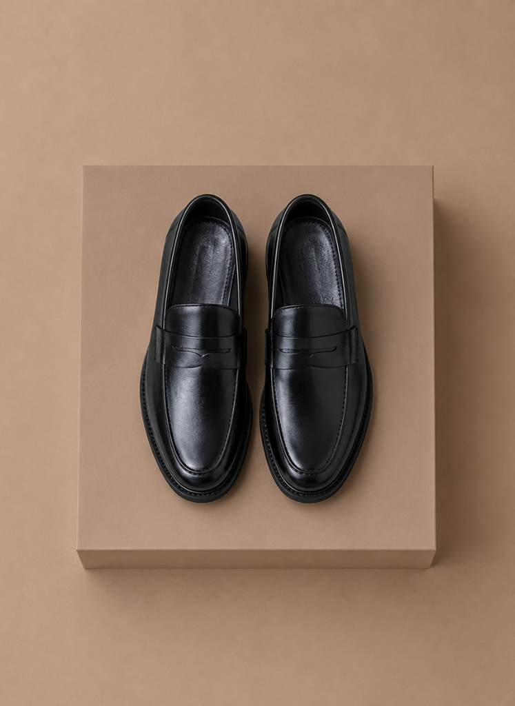 Men's Leather Penny Loafers – Smart Casual Classic | Areleon