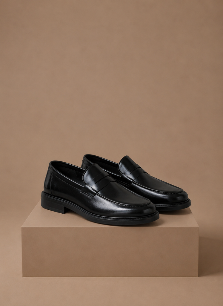 Men's Leather Penny Loafers – Smart Casual Classic | Areleon