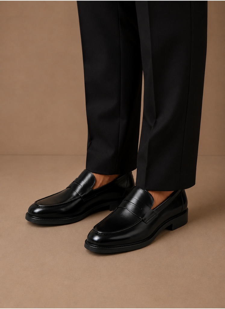 Men's Leather Penny Loafers – Smart Casual Classic | Areleon
