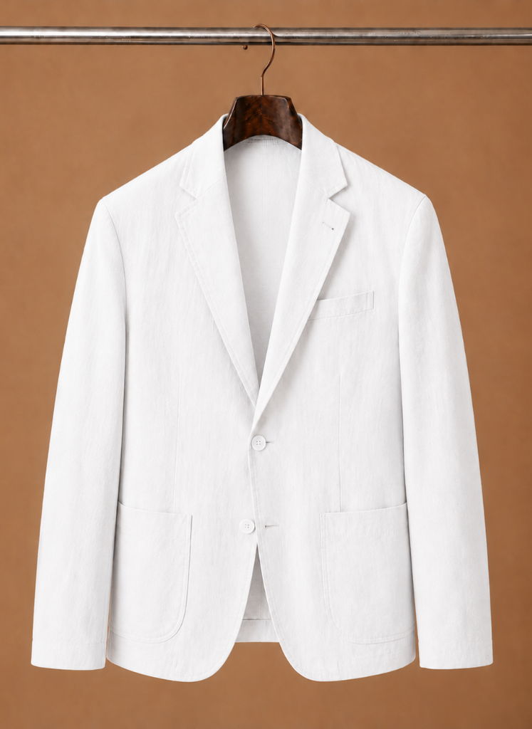 Men's Linen Style Blazer – Tailored Smart Casual Lightweight | Areleon