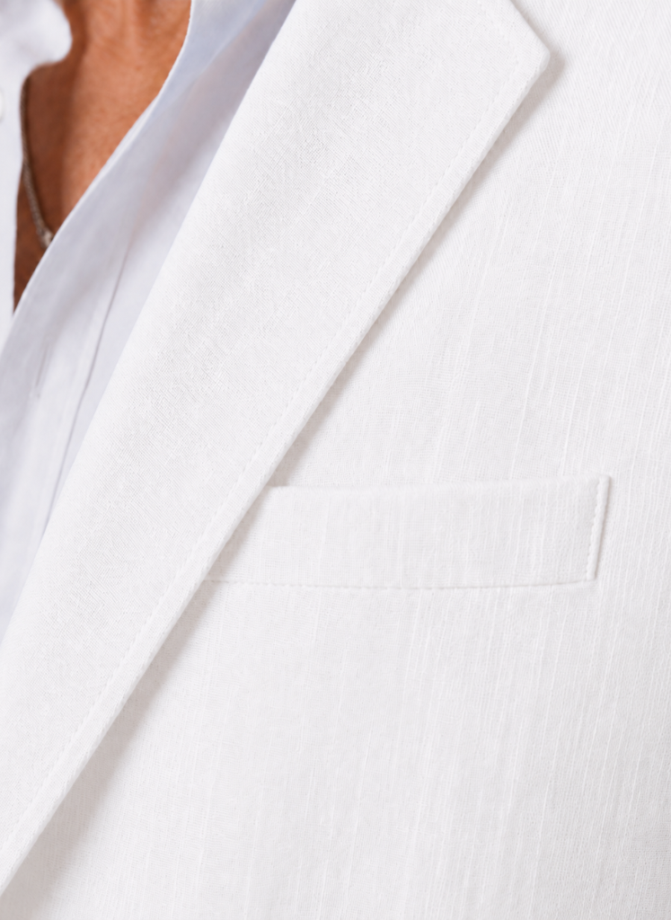 Men's Linen Style Blazer – Tailored Smart Casual Lightweight | Areleon