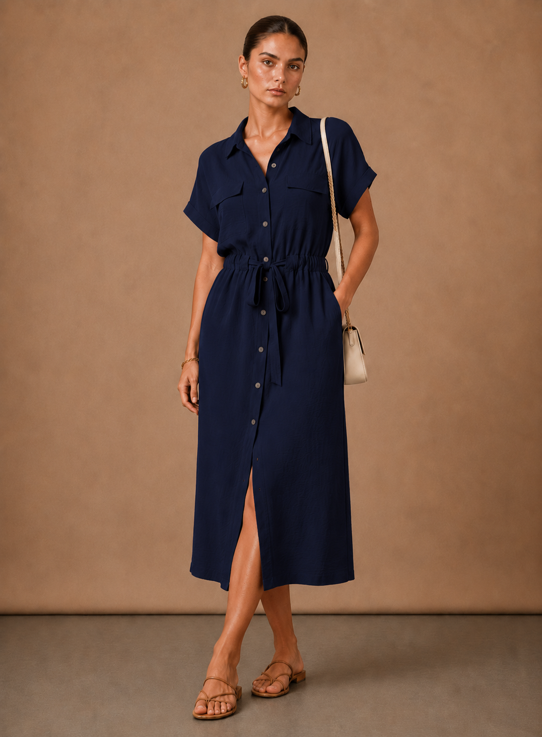 Women's Sleeveless Formal Dress – Elegant Lightweight | Areleon