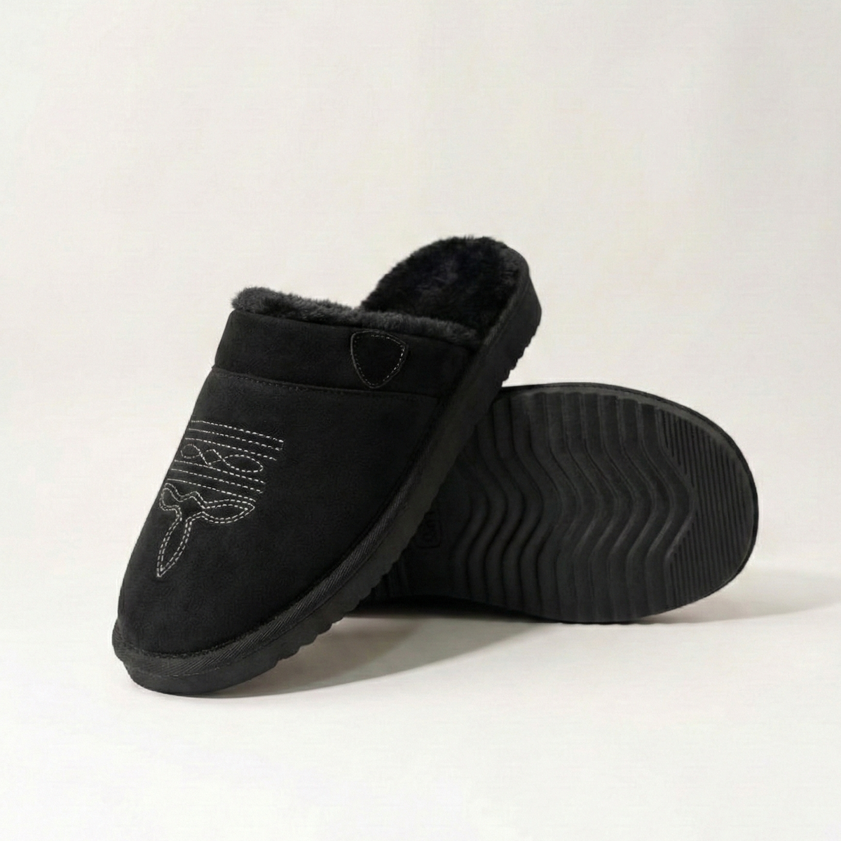 Women's Suede Cowboy Slippers