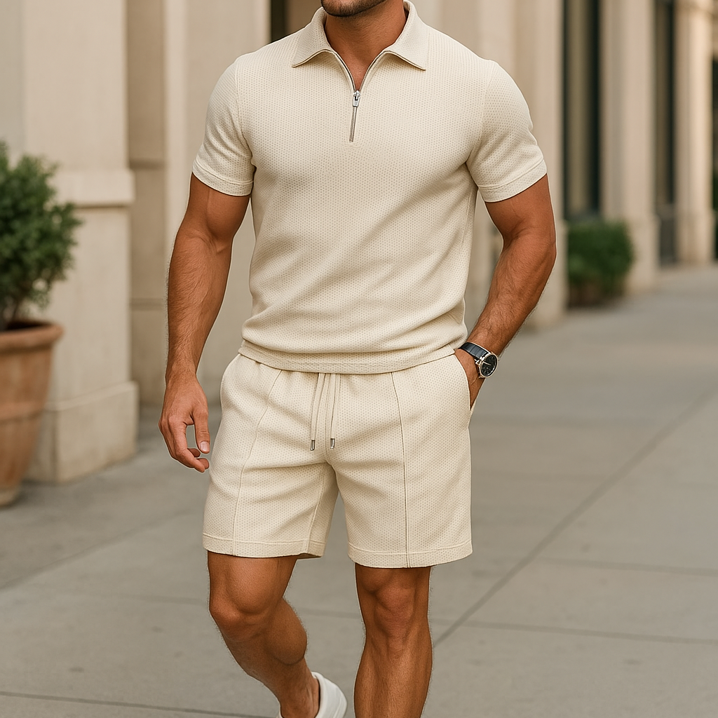 Milano Half-Zip Polo