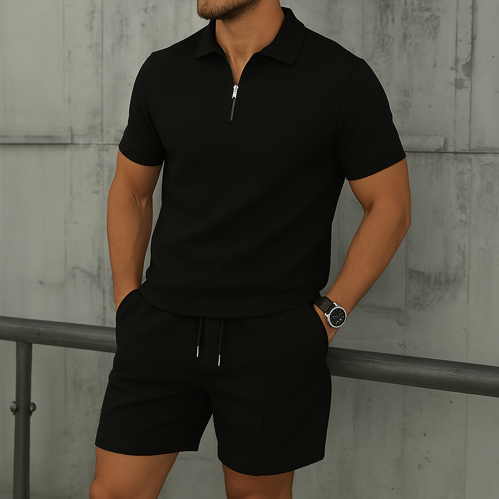 Milano Half-Zip Polo