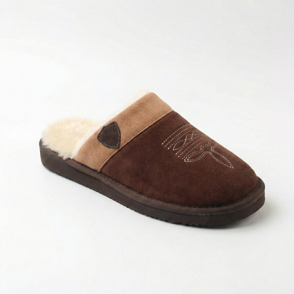 Women's Suede Cowboy Slippers