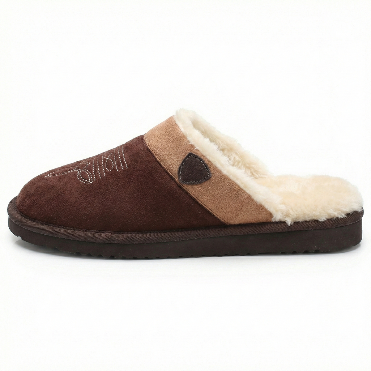 Women's Suede Cowboy Slippers