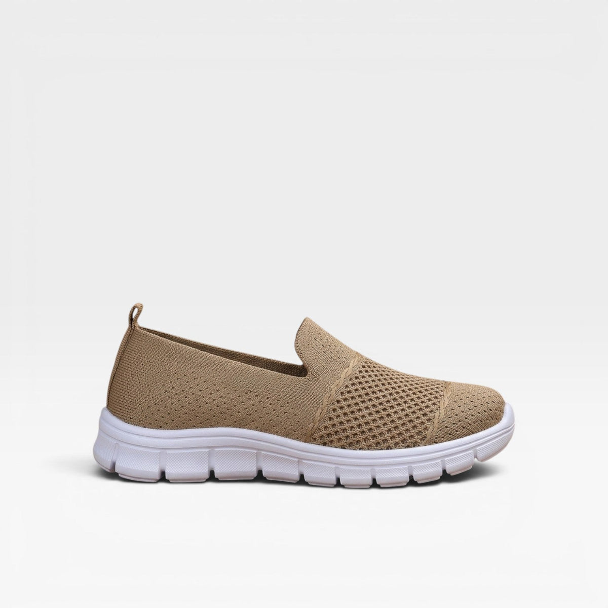 Women's Breathable Knit Slip On Sneakers – Lightweight Comfort Trainers