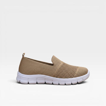 Women's Breathable Knit Slip On Sneakers – Lightweight Comfort Trainers
