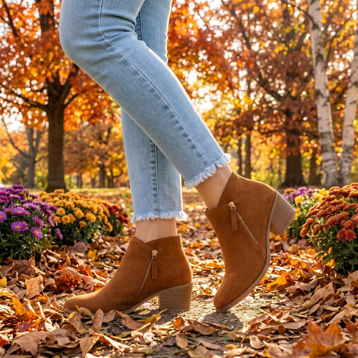 Women's Suede Orthopedic Ankle Boots