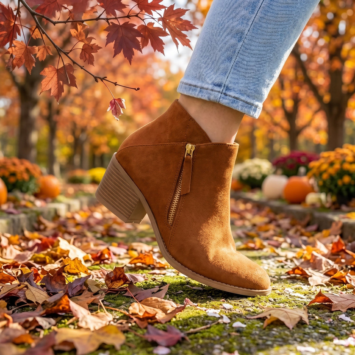 Women's Suede Orthopedic Ankle Boots