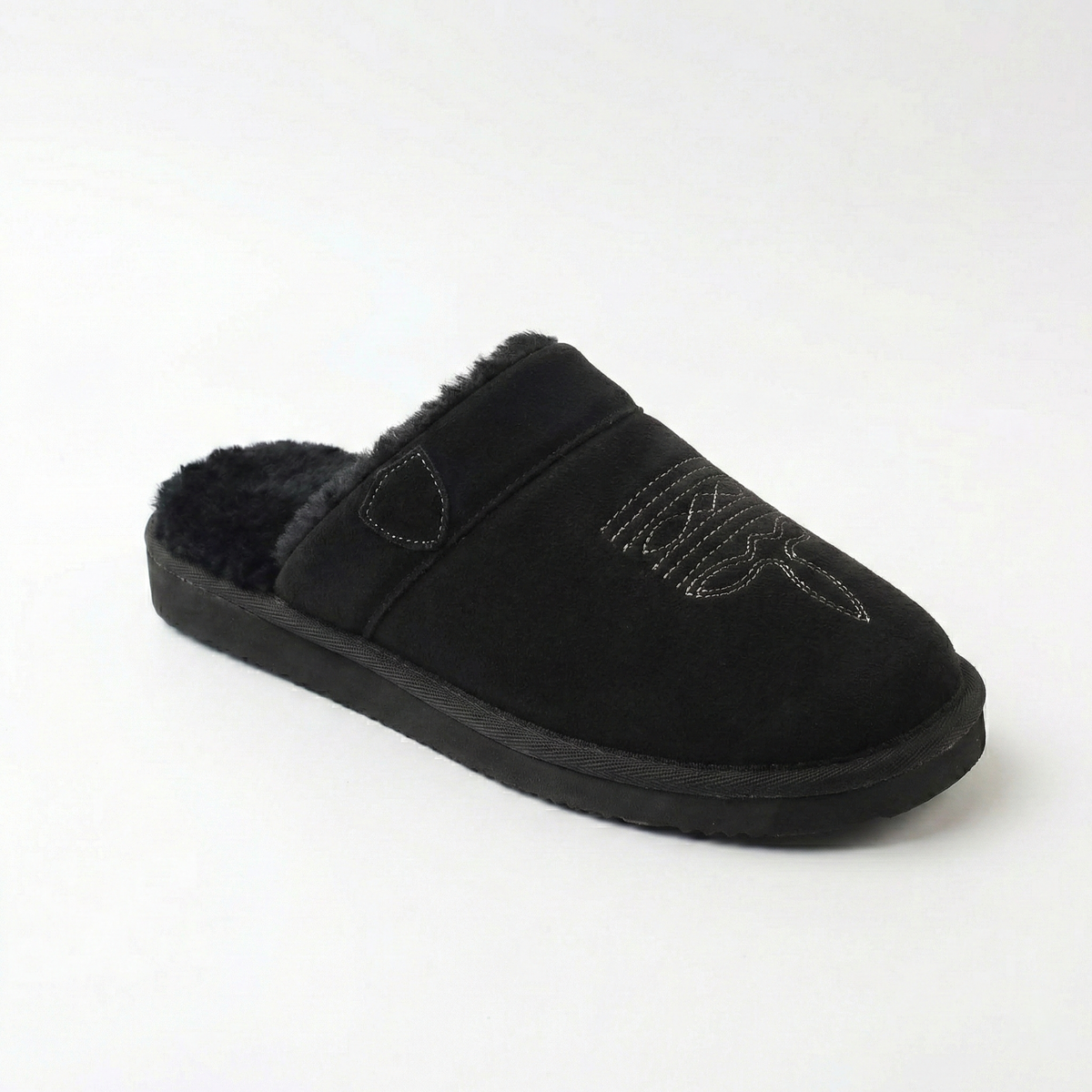 Women's Suede Cowboy Slippers